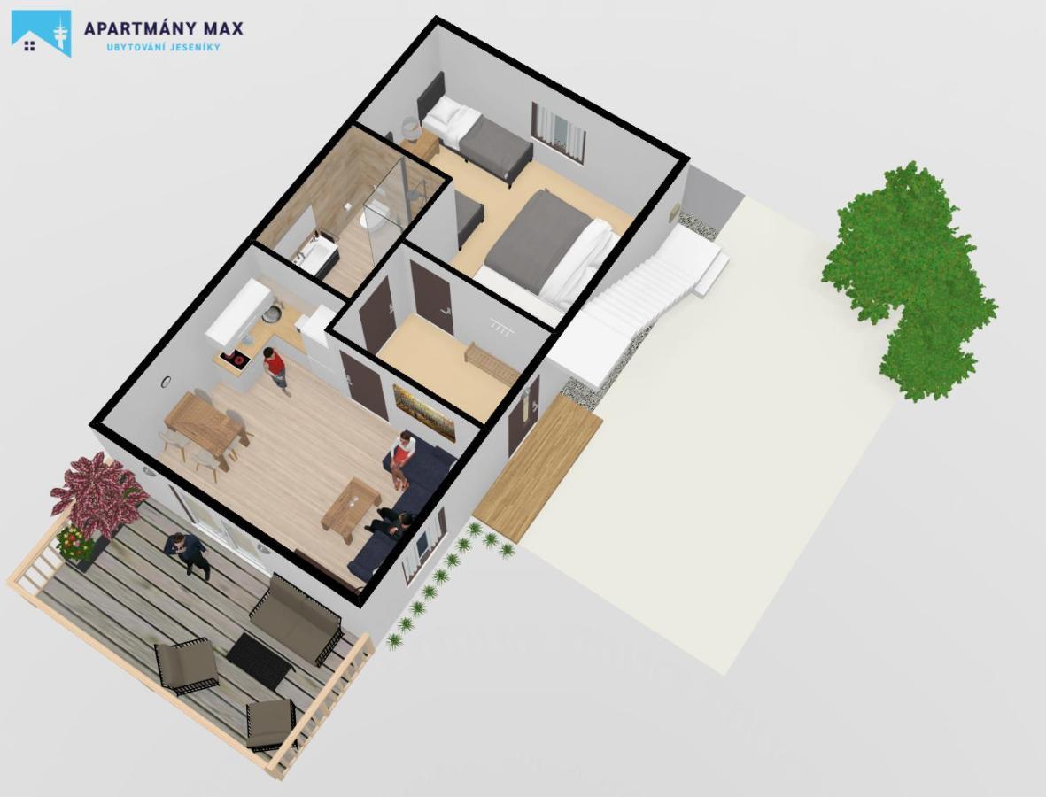 Apartmány MAX Vaclavov u Bruntalu Exterior foto